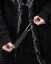 Extended men's winter jacket black OJ OFFX