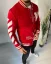 Sports men's transitional jacket red W - Size: XXL