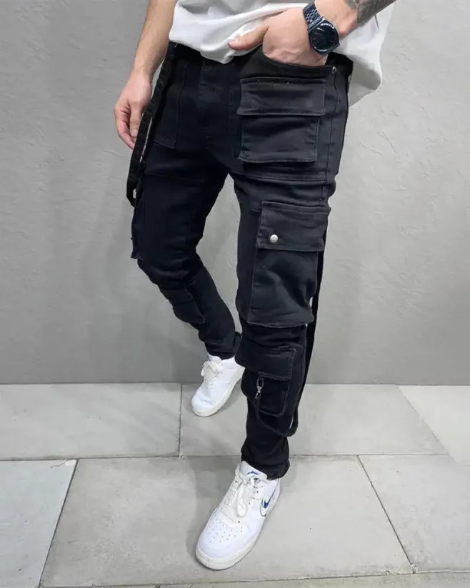 Black men's jogger jeans 2Y Premium Agent