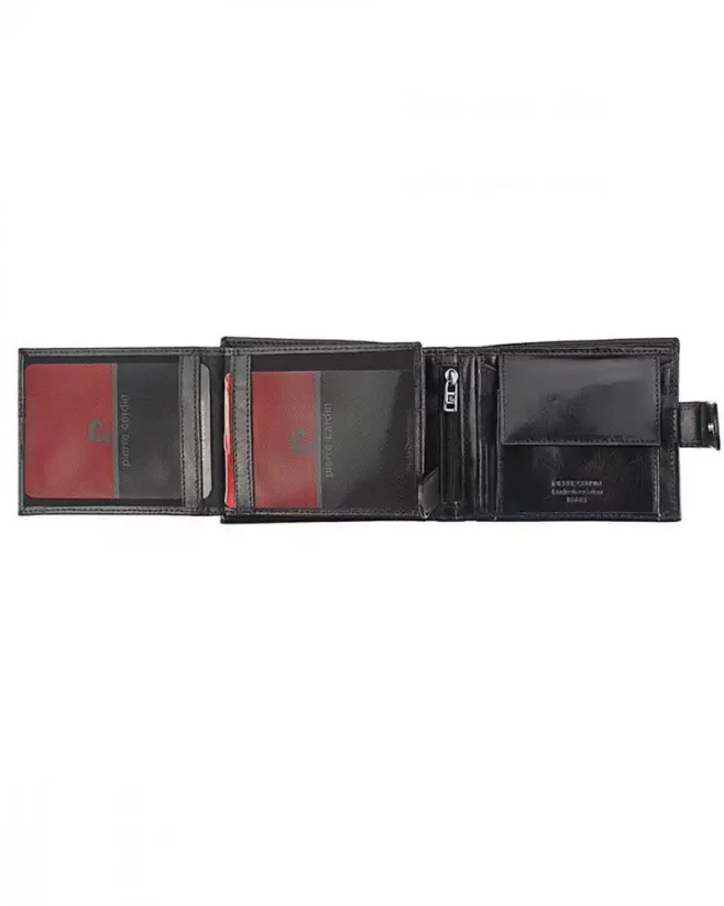 Čierna pánska kožená peňaženka Pierre Cardin YS520.1 324A