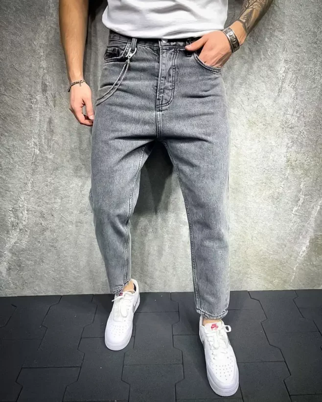 Gray men's jeans 2Y Premium Forget - Size: 32