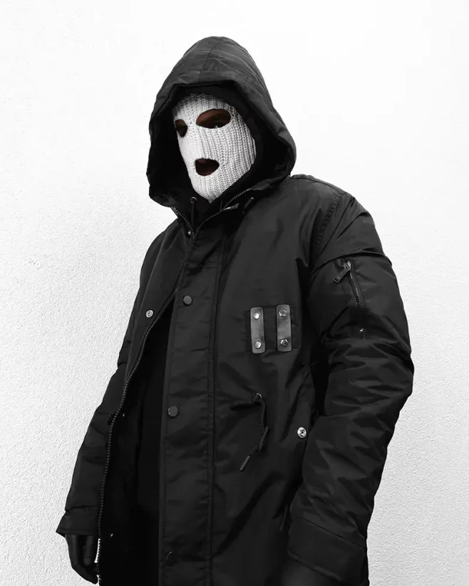 Waterproof men's winter jacket parka black OJ Numb - Size: S