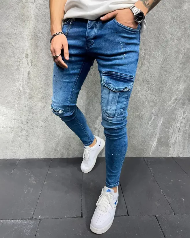Modré pánské džíny 2Y Premium Case