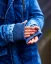 Winter men's denim jacket blue OJ Denim