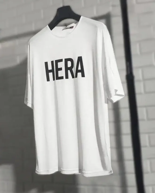 Stylish white men's T-shirt OT SS HERA