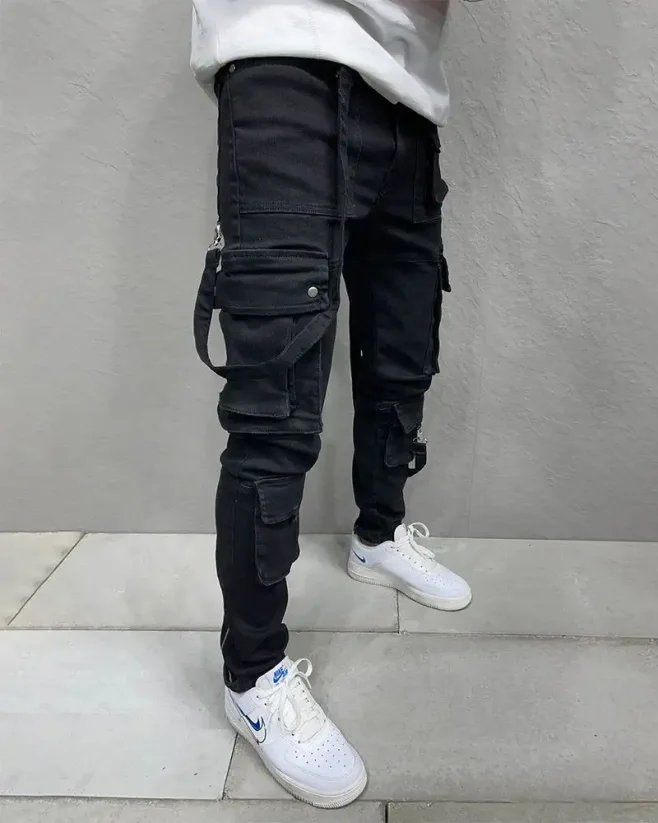 Black men's jogger jeans 2Y Premium Agent