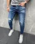 Torn men's blue jeans 2Y Premium Again - Size: 31