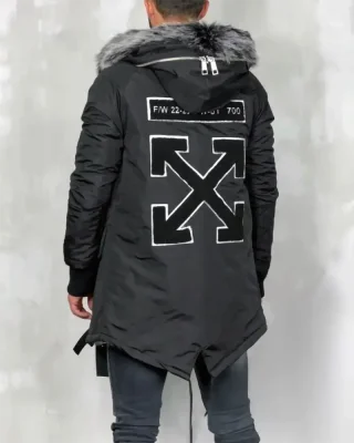 Pánská zimní bunda parka černá OJ OFFX