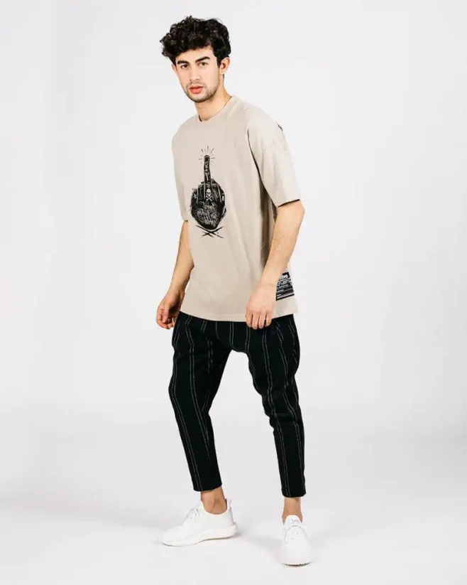 Green men's T-shirt OX Meaning