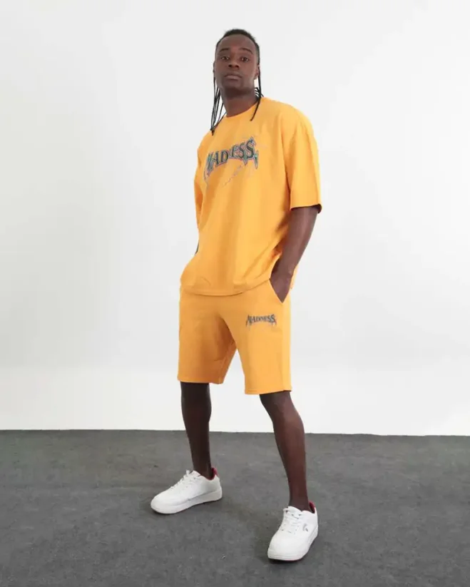 Orange Men's Tracksuit Madness