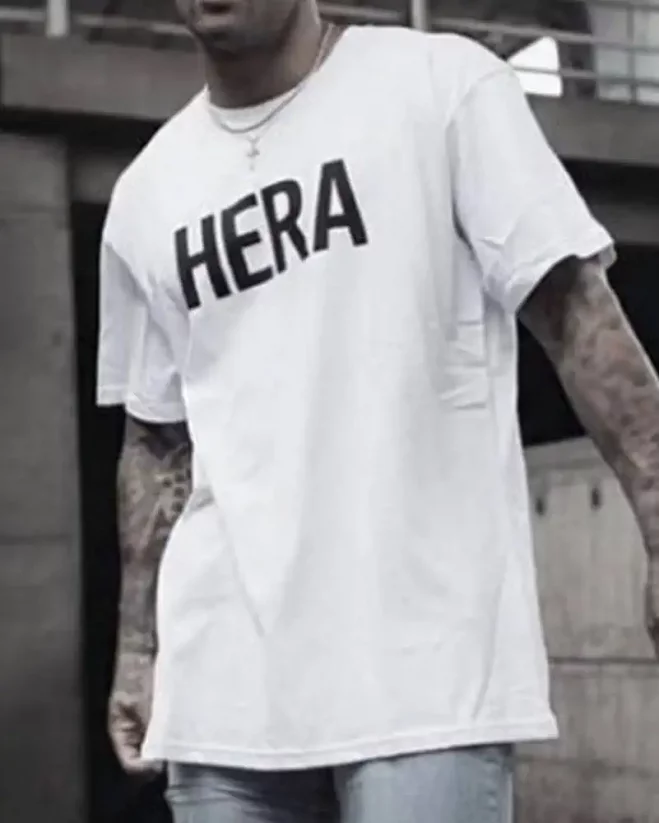 Štýlové biele pánske tričko OT SS HERA - Veľkosť: S