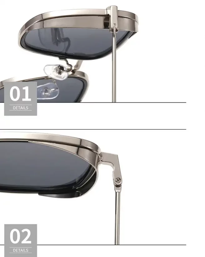 Sunglasses Metal Square