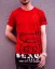 Predĺžené pánske tričko s potlačou červené MECHANIC 2084
