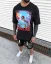 Men's black T-shirt Black Island Paradise