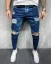Roztrhané modré pánské džíny 2Y Premium Fact