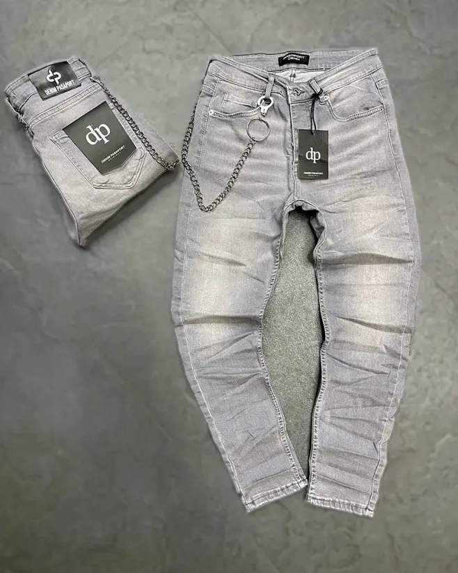 Gray men's jeans Stick - Size: 38