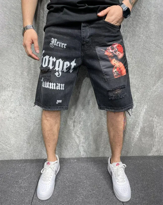 Černé pánské kraťasy 2Y Premium Forget