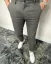Elegantní pánské kalhoty šedé DJP88 - Velikost: 32