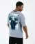 Blue men's T-shirt OX Anonymous - Size: XL