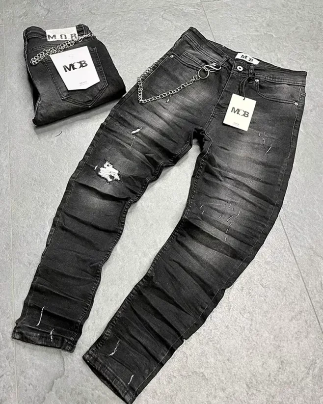 Black jeans Sand - Size: 30