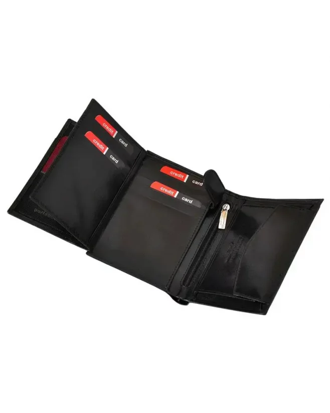 Čierna pánska kožená peňaženka Pierre Cardin YS520.1 326 RFID