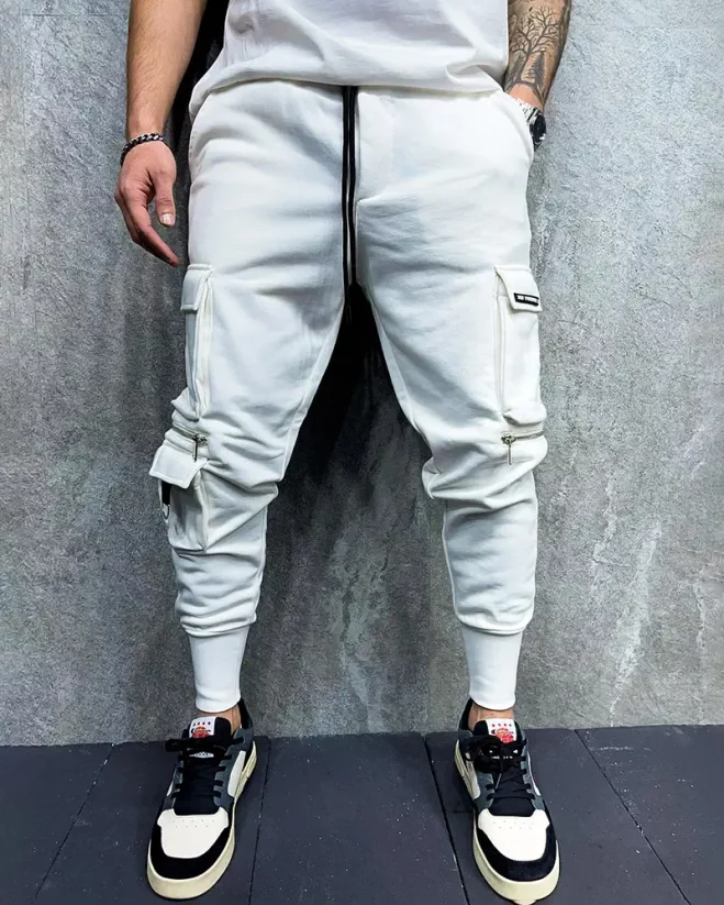 White men's jogger sweatpants 2Y Premium Future