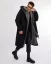 Extended men's winter jacket parka black OJ Stranger - Size: L