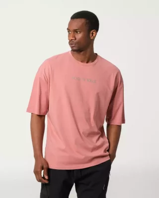 Růžové pánské tričko Rollie
