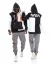 Unisex hooded sweatshirt black-white RX Nasa
