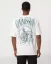 White men's t-shirt Commission - Size: XXL