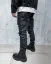 Black men's jogger pants 2Y Premium Face