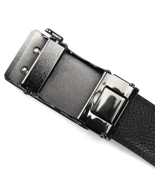 Men's leather belt with automatic buckle Pierre Cardin 547 HY08