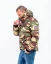 Camouflage men's winter jacket 2Y Premium Camo green - Size: S