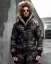 Camouflage men's winter jacket green OJ Legend - Size: S