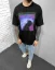 Men's black T-shirt Black Island Dreams