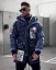 Unique men's winter jacket anthracite OJ RoseX