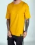 Extended men's t-shirt with straps BI Liquid mustard - Size: M