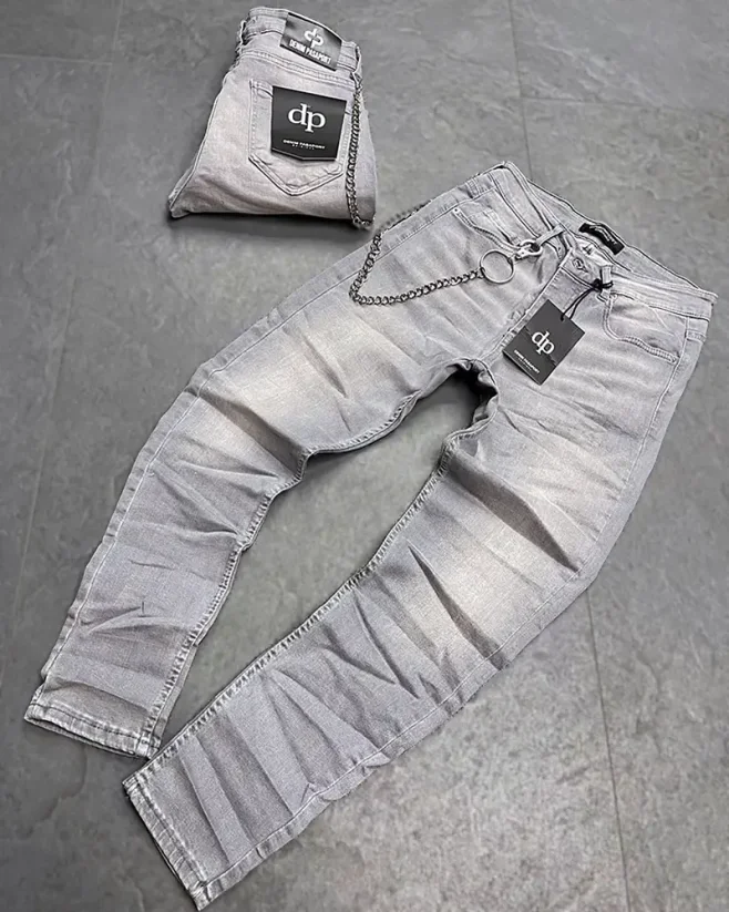 Gray men's jeans Stick - Size: 38