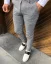 Elegantní pánské kalhoty šedé DJP09