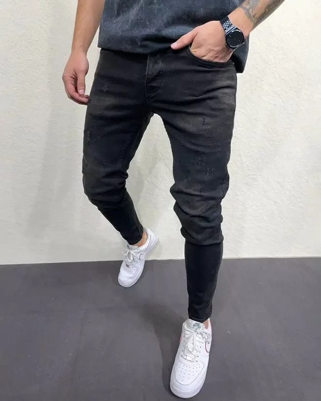 Černé pánské džíny 2Y Premium Walk