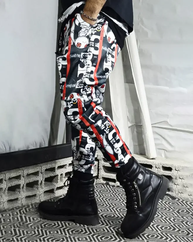 Men's jogger pants black OT SS Figure