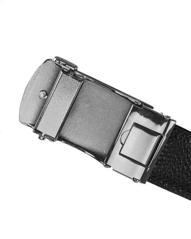 Men's leather belt with automatic buckle Pierre Cardin 554 HY08