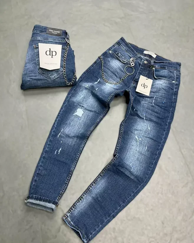 Blue men's jeans Grow - Size: 32