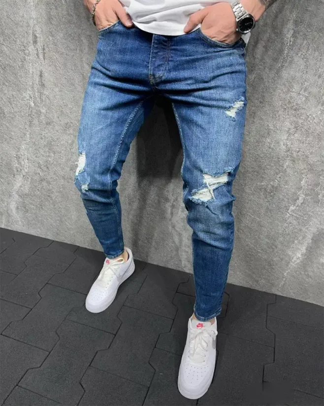 Modré pánské džíny 2Y Premium Exam