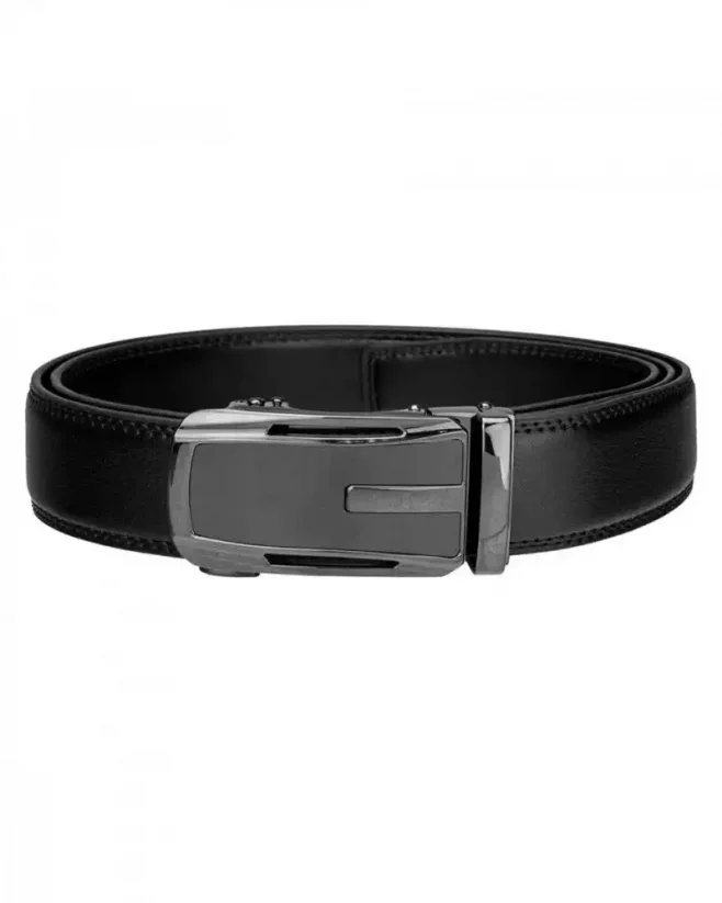 Men's leather belt with automatic buckle Pierre Cardin 527 HY01