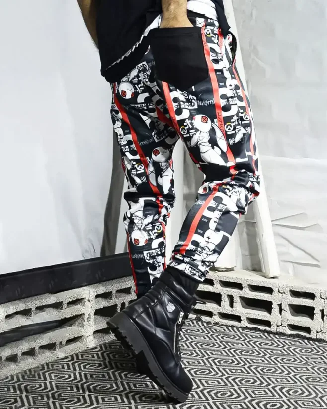 Men's jogger pants black OT SS Figure