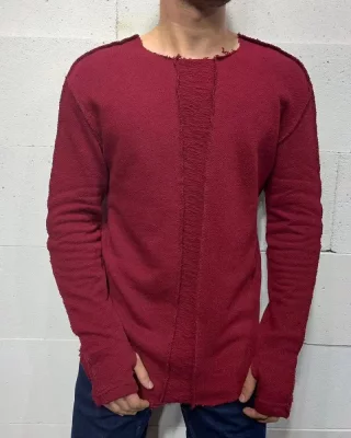 Stylish red men's sweatshirt 2Y Premium