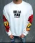 White men's sweatshirt 2Y Premium Bella Ciao - Size: XL