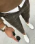 Luxury men's checkered pants šedé DJPE17 Exclusive