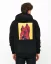 Black men's hooded sweatshirt Squid Game - Size: S
